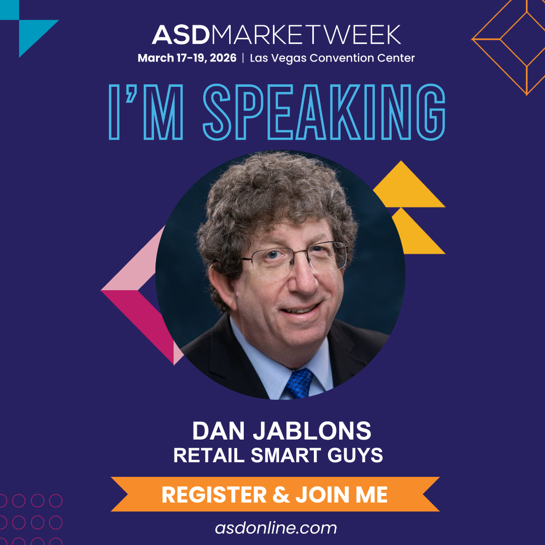 Dan Jablons speaking at ASD Market Week 2026